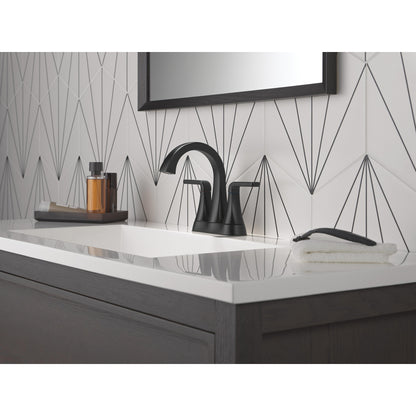 Delta Lineax Two-Handle Matte Black