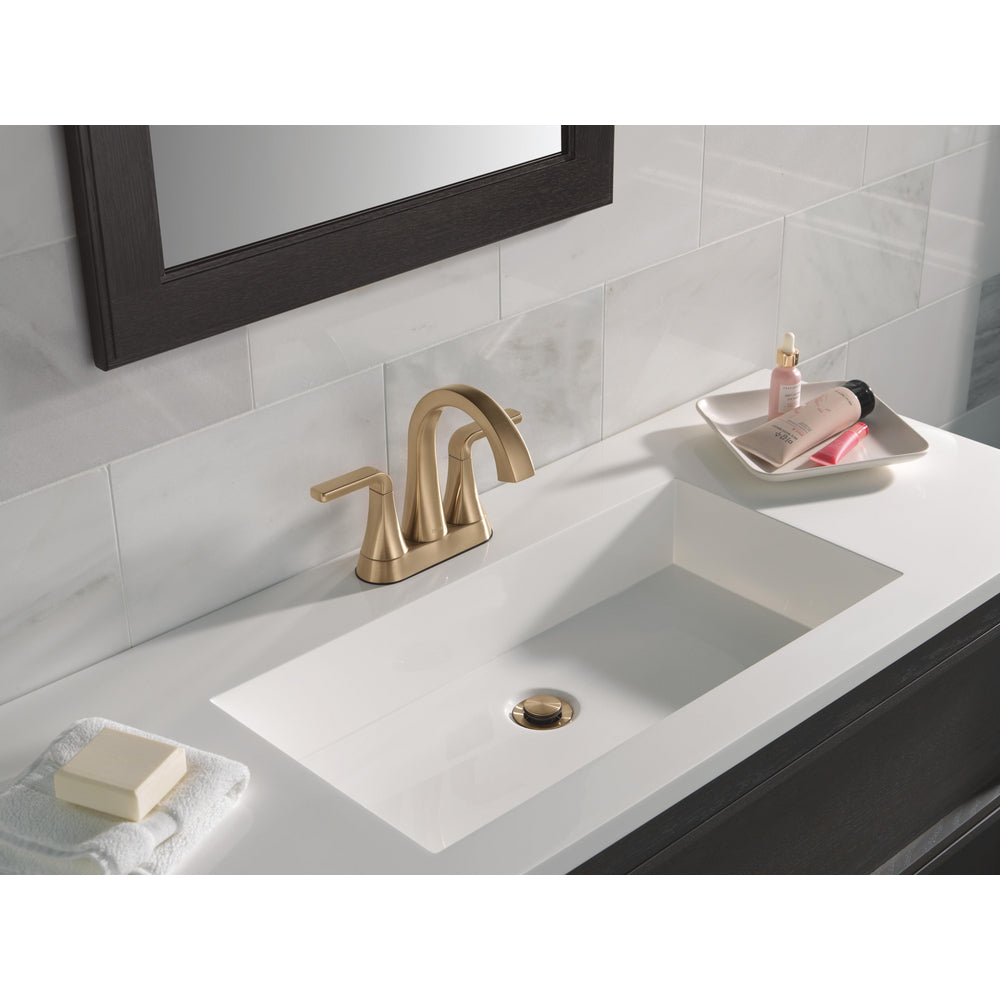 Delta Lineax Two-Handle Champagne Bronze