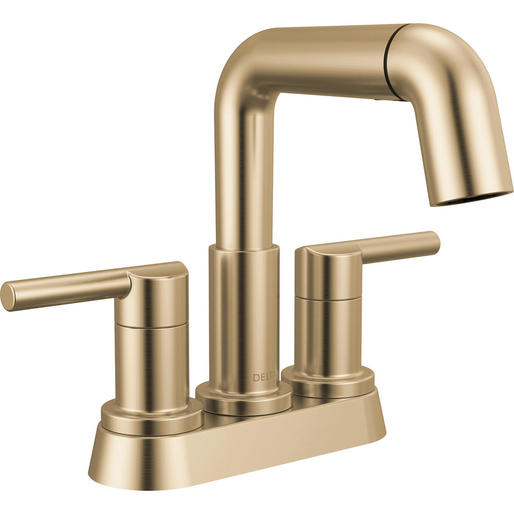 Robinet de salle de bain Delta Nicoli à deux poignées, à bec rétractable, entraxe 20 cm - 25849LF