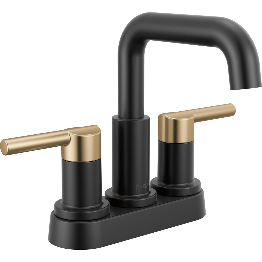 Robinet de salle de bain Delta Nicoli à entraxe de 4 po à deux poignées - 25849LF