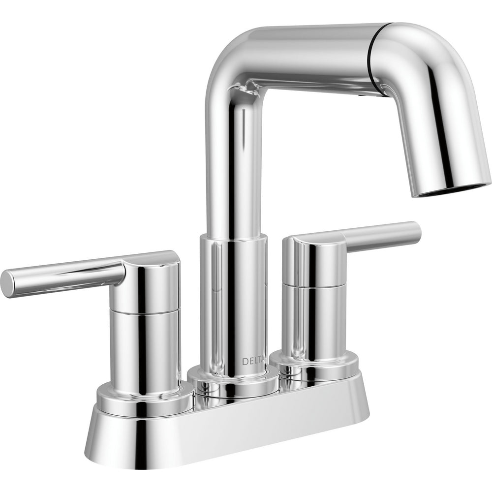 Robinet de salle de bain Delta Nicoli à deux poignées, à bec rétractable, entraxe 20 cm - 25849LF