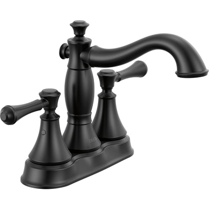 Delta Cassidy Two-Handle Centerset Matte Black