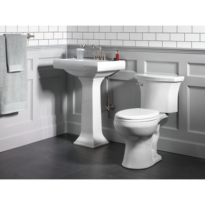 Robinet de salle de bain Delta Cassidy à deux poignées et entraxe de 10 cm – Bonde escamotable en métal – 2597LF