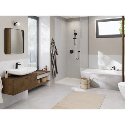 Grohe Tempesta Square 110 Ensemble de barre de douche 24 po, 3 jets, 1,75 GPM - 26906