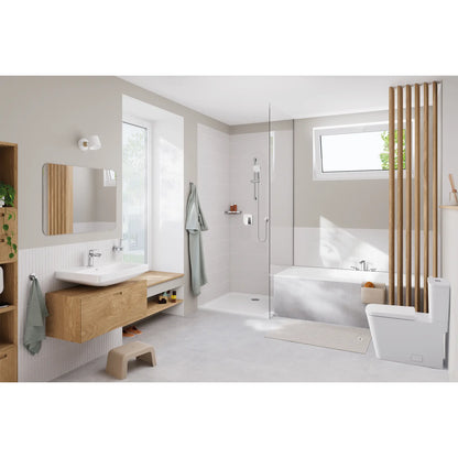 Grohe Tempesta Square 110 Ensemble de barre de douche 24 po, 3 jets, 1,75 GPM - 26906