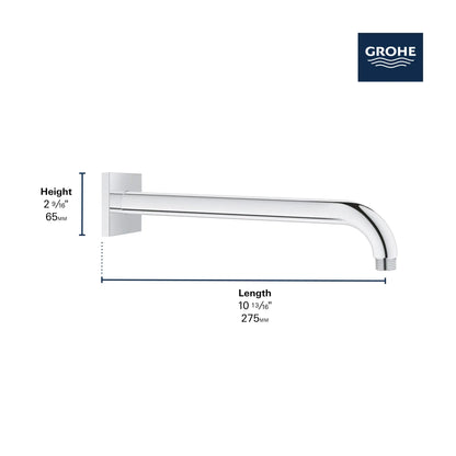 Grohe Rainshower 12" Shower Arm With Square Flange - 27489