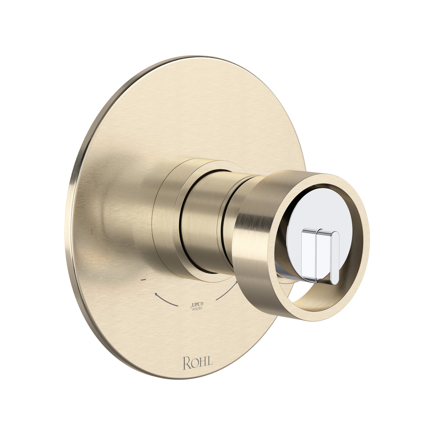 Rohl Eclissi 1/2" Thermostatic & Pressure Balance Trim With 2 Functions - TEC44W1IW
