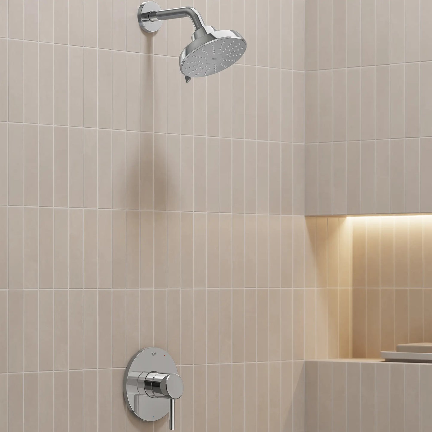 Grohe Concetto Pressure Balance Valve Trim with Cartridge - 14468