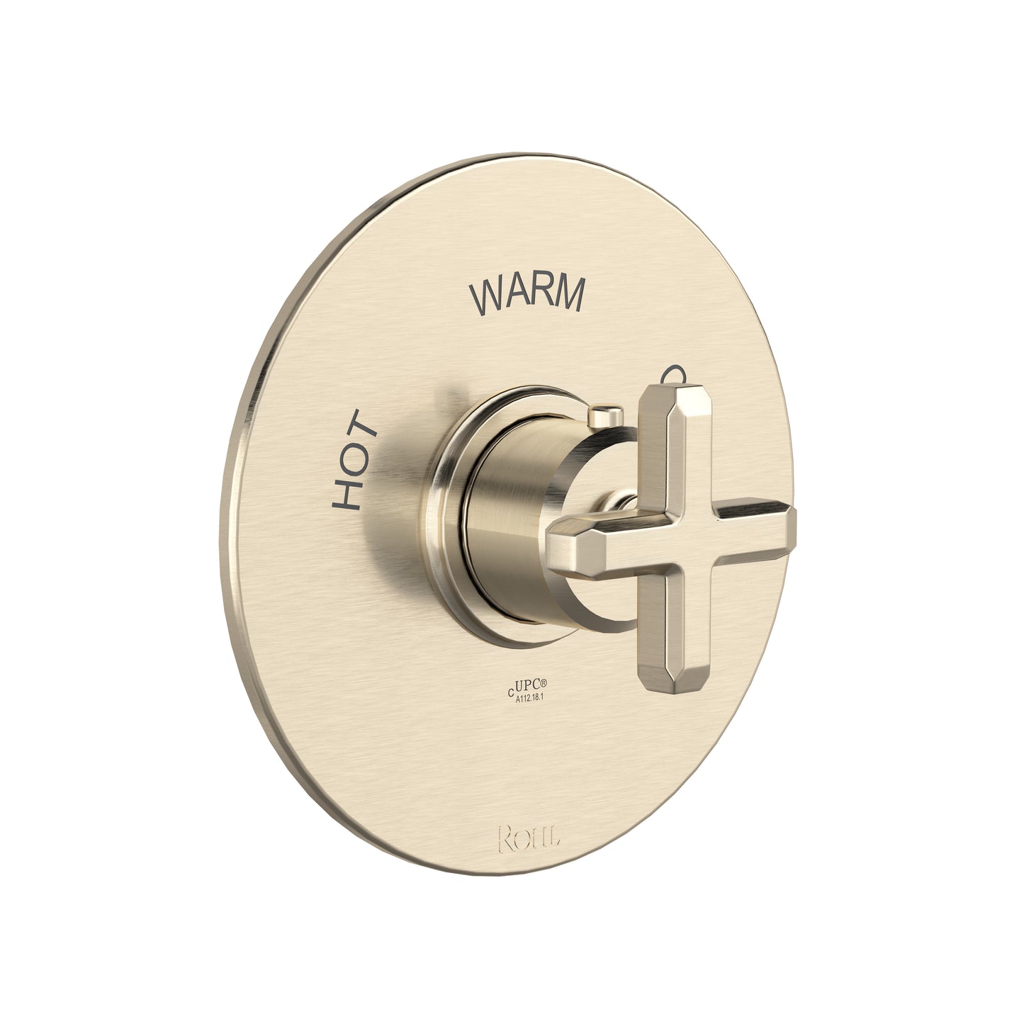 Rohl Apothecary 3/4" Thermostatic Trim Without Volume Control, Cross Handle - TAP13W1XM