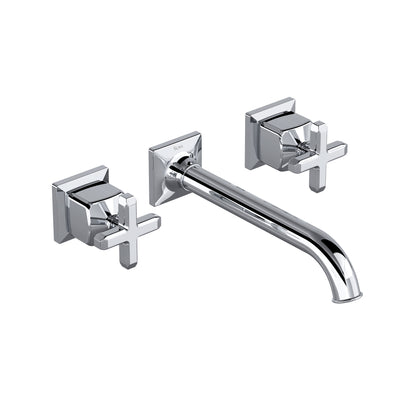 Rohl Apothecary Wall Mount Lavatory Faucet Trim, Cross Handle - TAP08W3XM