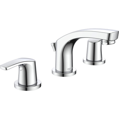Robinet de lavabo écarté Delta Wynne à deux poignées - 3534LF