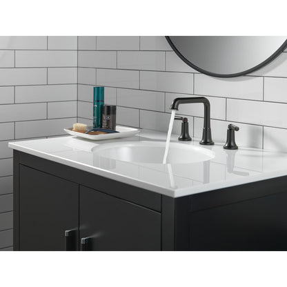 Robinet de salle de bain Delta Saylor à deux poignées et entraxe large - 3536