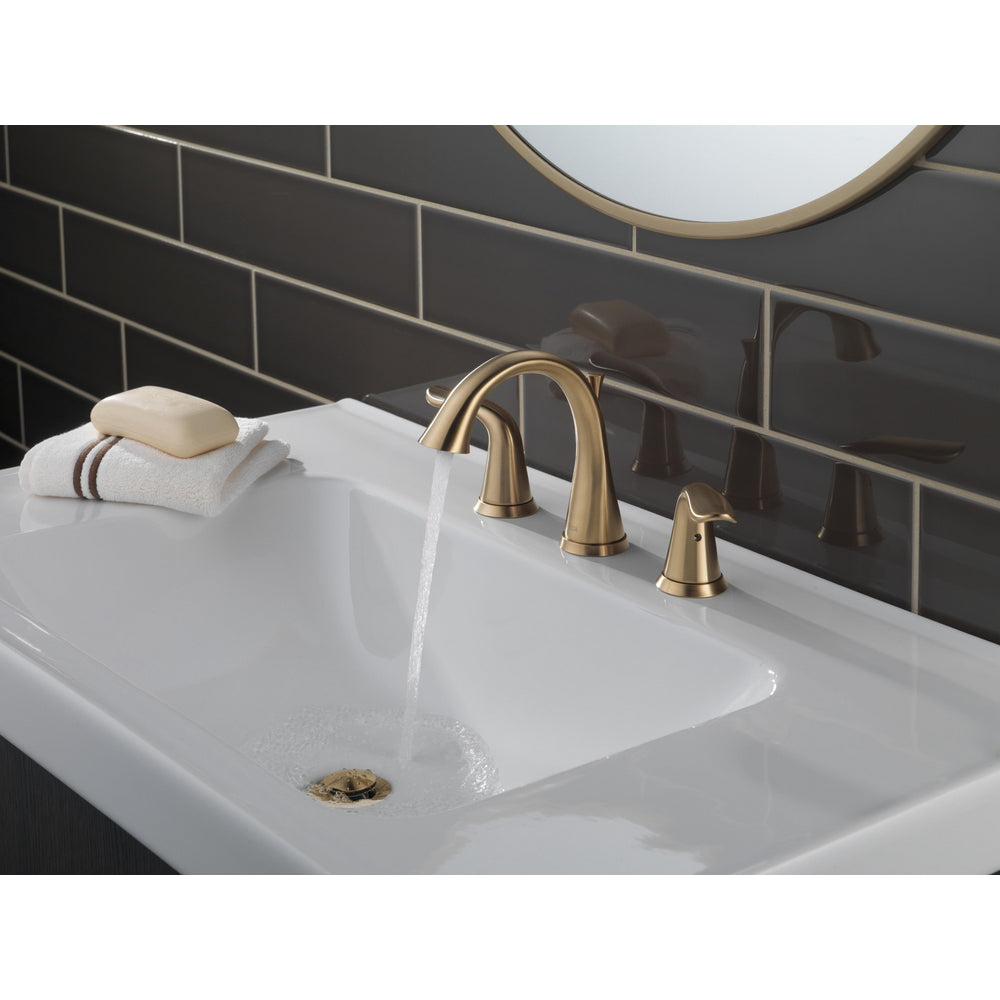 Delta Lahara Two Handle Widespread Bathroom Faucet - 3538