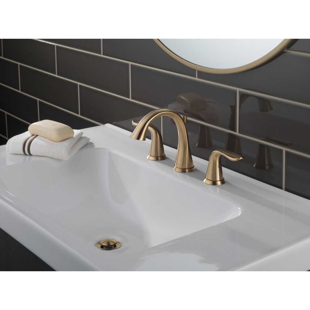 Delta Lahara Two Handle Widespread Bathroom Faucet - 3538