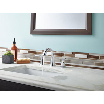 Delta Lahara Two Handle Widespread Bathroom Faucet - 3538