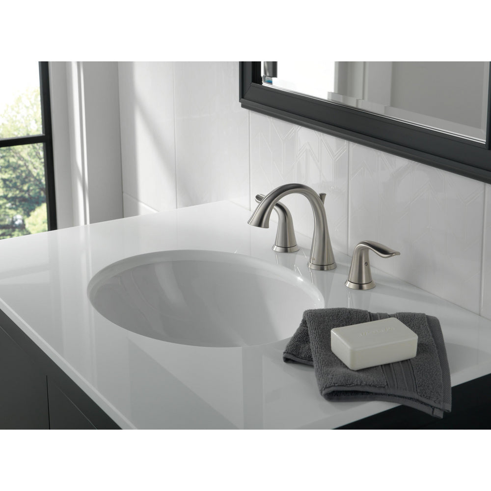 Delta Lahara Two Handle Widespread Bathroom Faucet - 3538