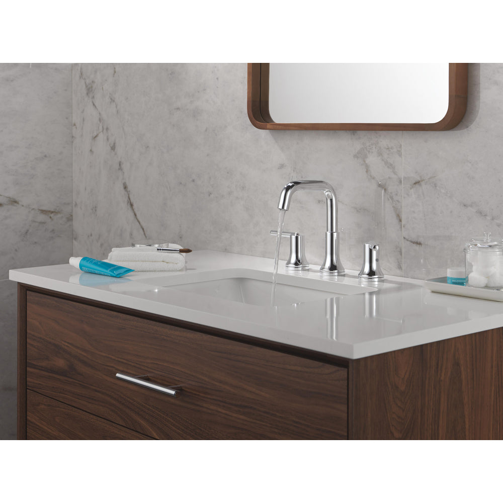 Delta Trinsic Two Handle Widespread Bathroom Faucet - 3554