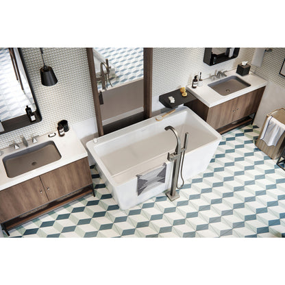 Delta Trillian Single Handle Floor Mount Tub Filler Trim - T4746