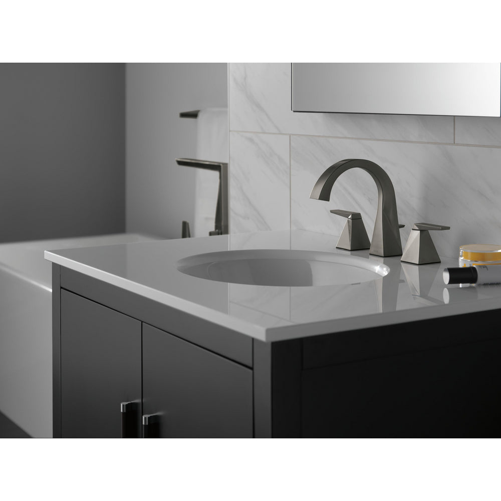 Delta Trillian Two Handle Widespread Bathroom Faucet - 35546
