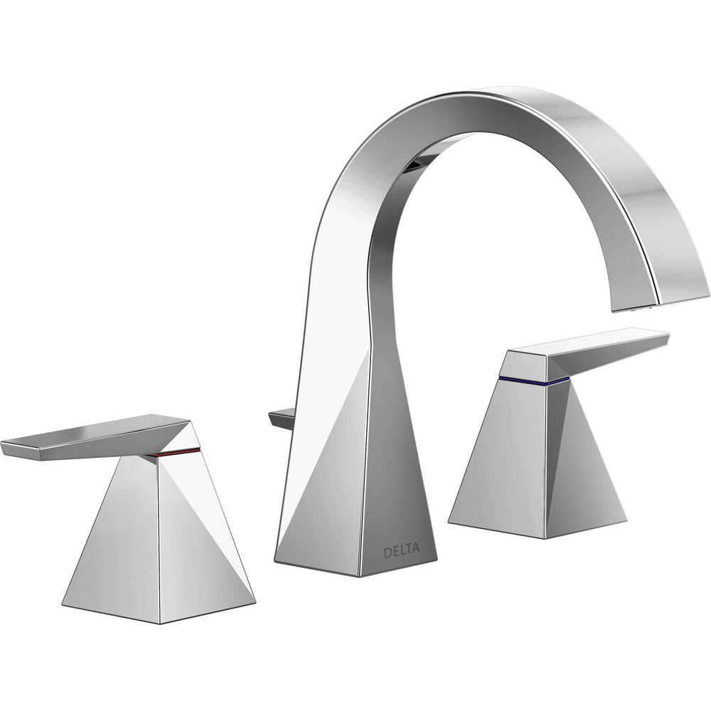Robinet de salle de bain à deux poignées et entraxe large Delta Trillian - 35546