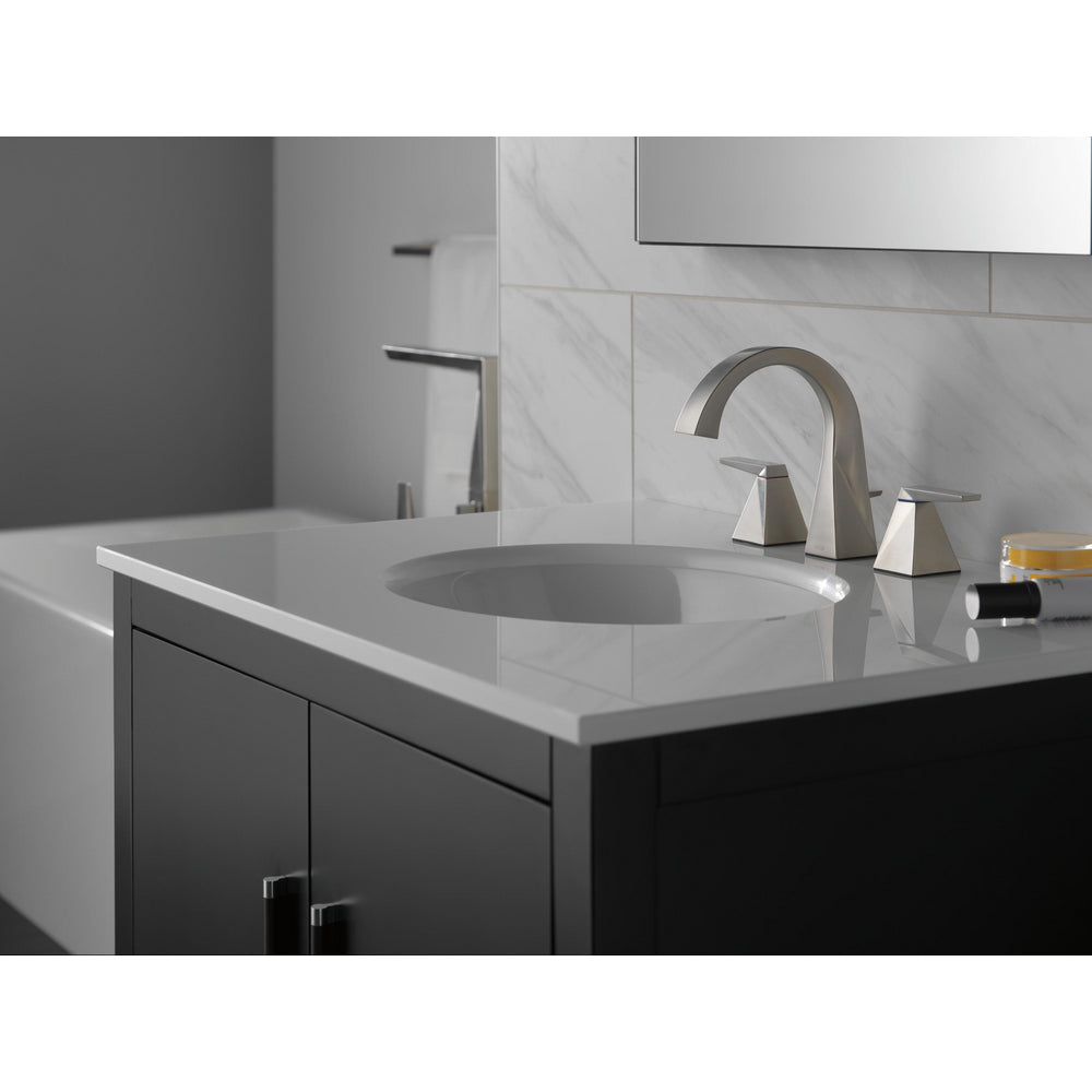 Delta Trillian Two Handle Widespread Bathroom Faucet - 35546
