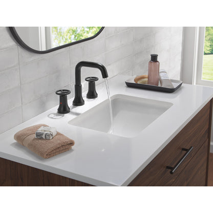 Delta Trinsic Two Handle Widespread Bathroom Faucet - 35547