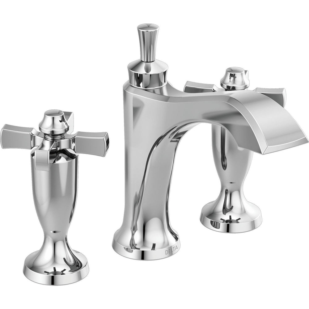 Delta Dorval Two Handle Widespread Bathroom Faucet - 3557