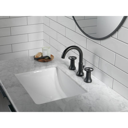 Delta Trinsic Two Handle Widespread Bathroom Faucet - 3558