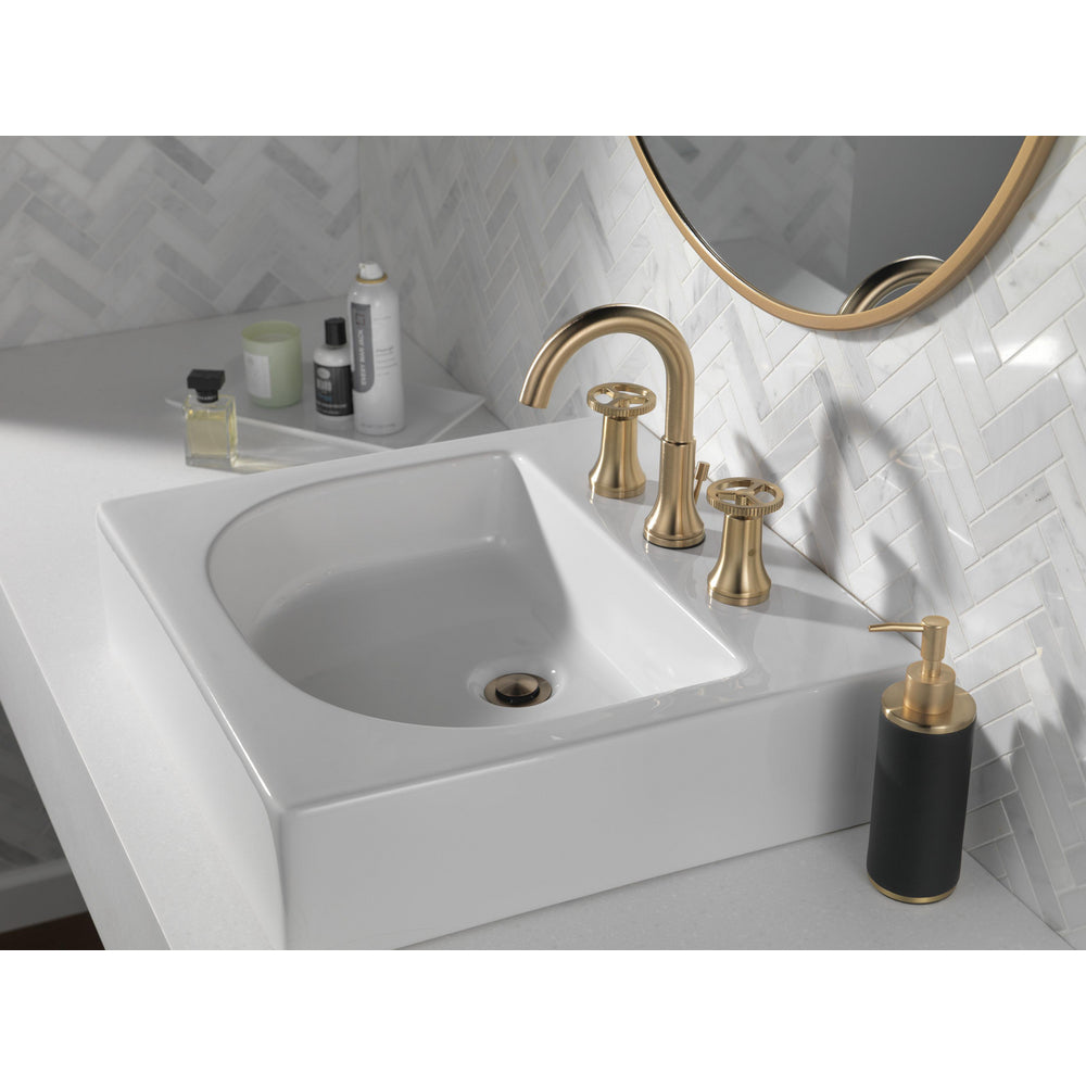 Delta Trinsic Two Handle Widespread Bathroom Faucet - 3558
