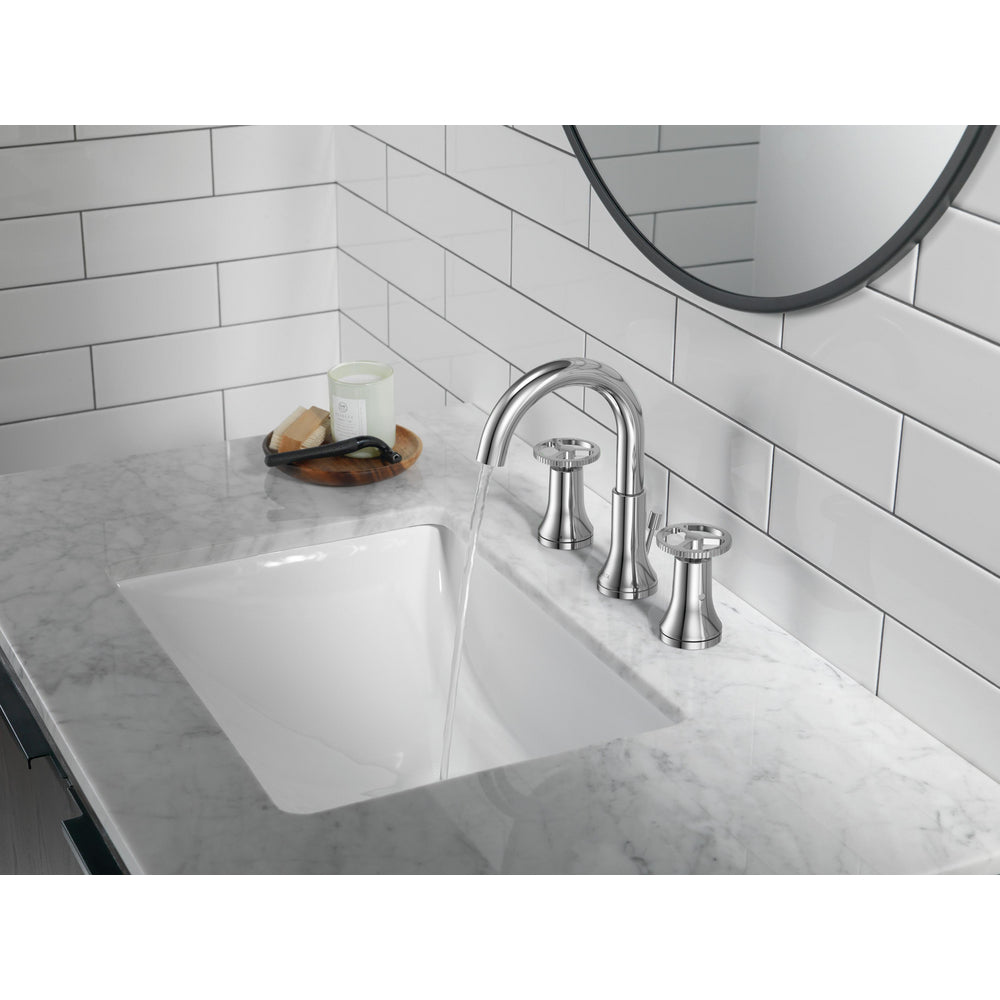 Delta Trinsic Two Handle Widespread Bathroom Faucet - 3558