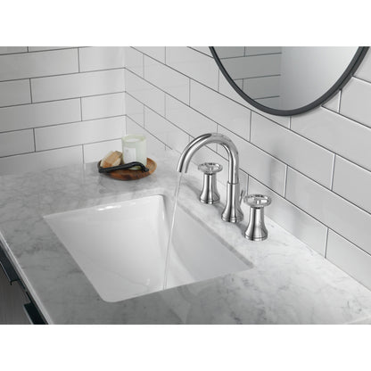 Delta Trinsic Two Handle Widespread Bathroom Faucet - 3558