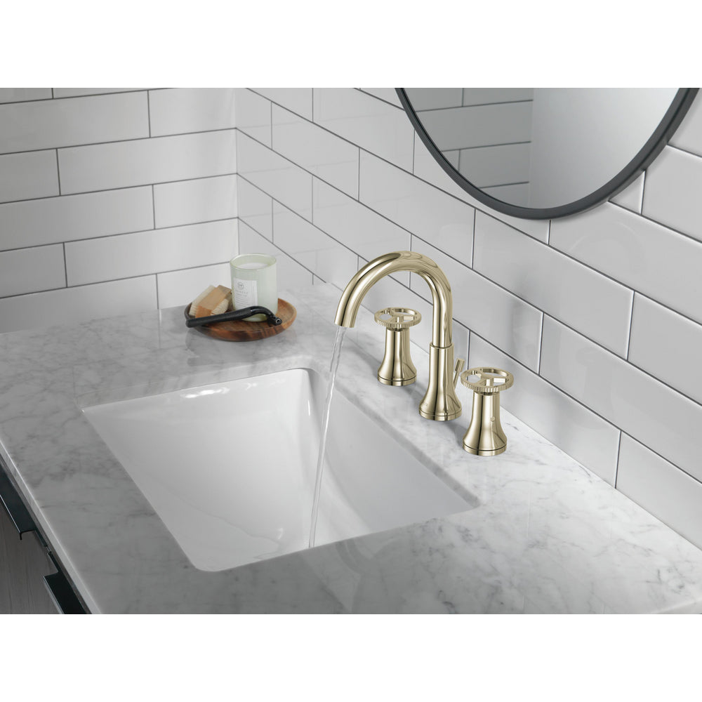 Delta Trinsic Two Handle Widespread Bathroom Faucet - 3558