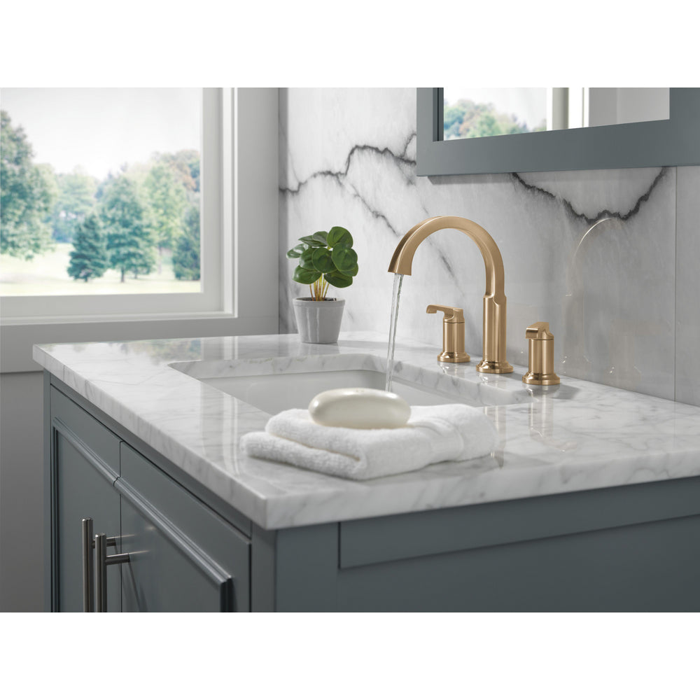 Delta Tetra Two Handle Widespread Bathroom Faucet - 35588