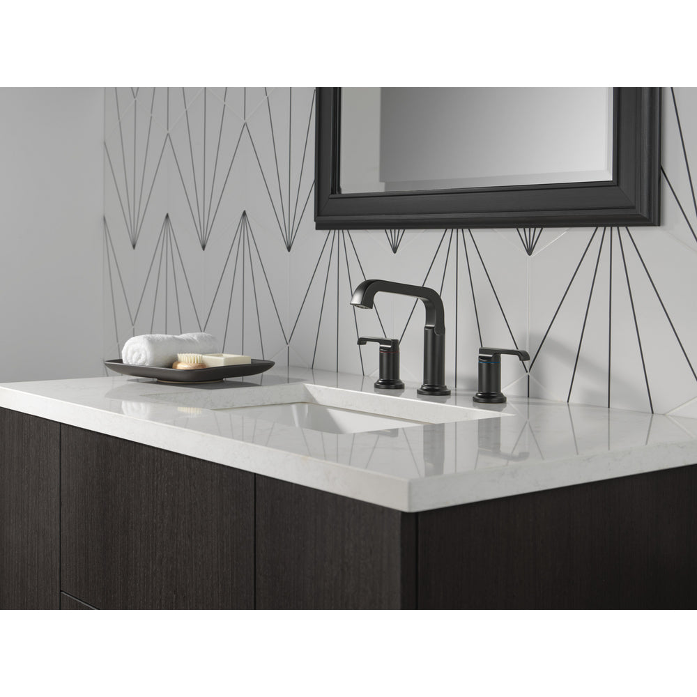 Delta Tetra Two Handle Widespread Bathroom Faucet