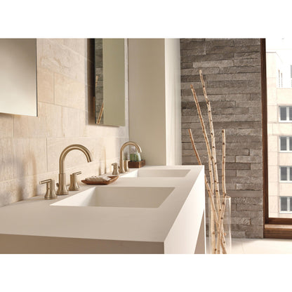 Delta Trinsic Two Handle Widespread Bathroom Faucet - 3559-MPU-DST