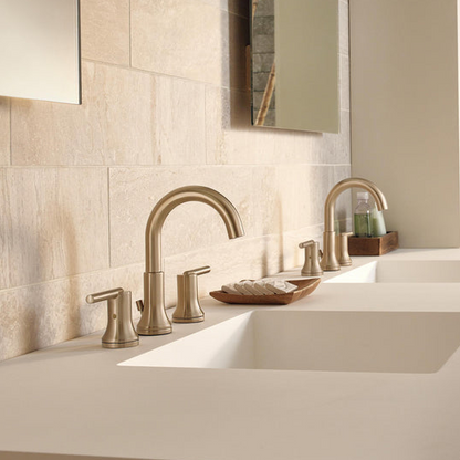 Delta Trinsic Two Handle Widespread Bathroom Faucet - 3559-MPU-DST