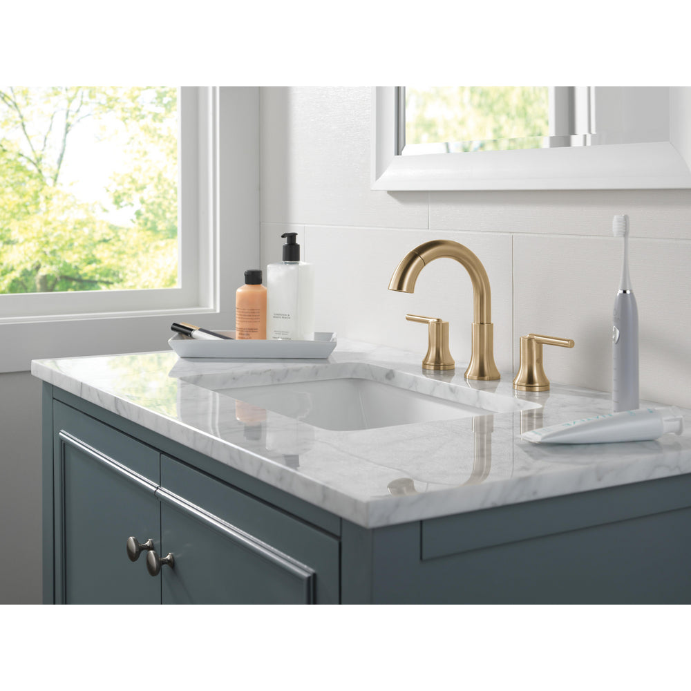 Delta Trinsic Two Handle Widespread Pull Down Bathroom Faucet - 3559-PD-DST