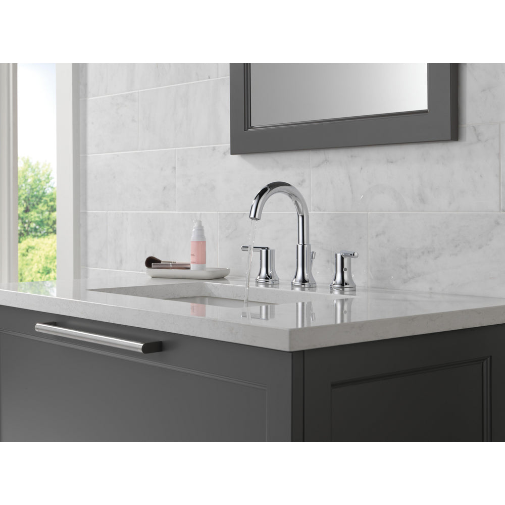 Delta Trinsic Two Handle Widespread Bathroom Faucet - 3559-MPU-DST