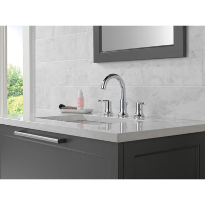 Delta Trinsic Two Handle Widespread Bathroom Faucet - 3559-MPU-DST