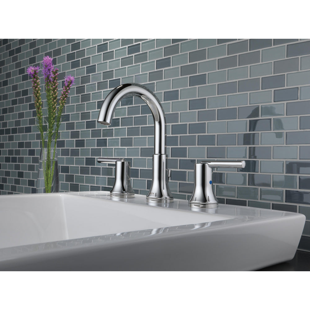 Delta Trinsic Two Handle Widespread Bathroom Faucet - 3559-MPU-DST