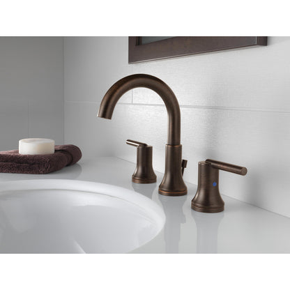 Delta Trinsic Two Handle Widespread Bathroom Faucet - 3559-MPU-DST
