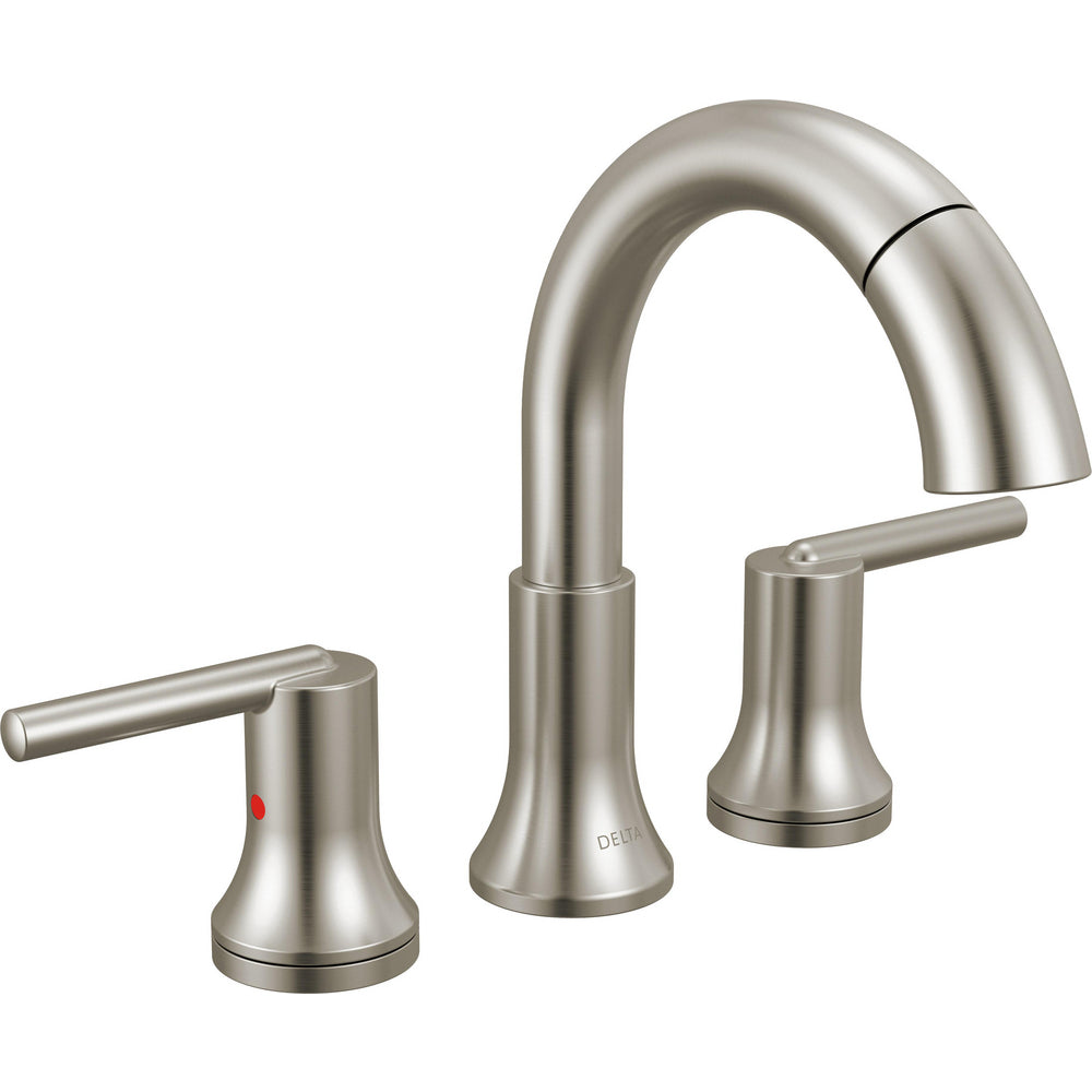 Delta Trinsic Two Handle Widespread Pull Down Bathroom Faucet - 3559-PD-DST