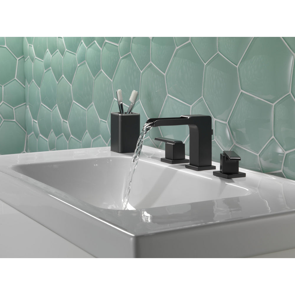 Delta Ara Two Handle Widespread Channel Bathroom Faucet - 3568LF