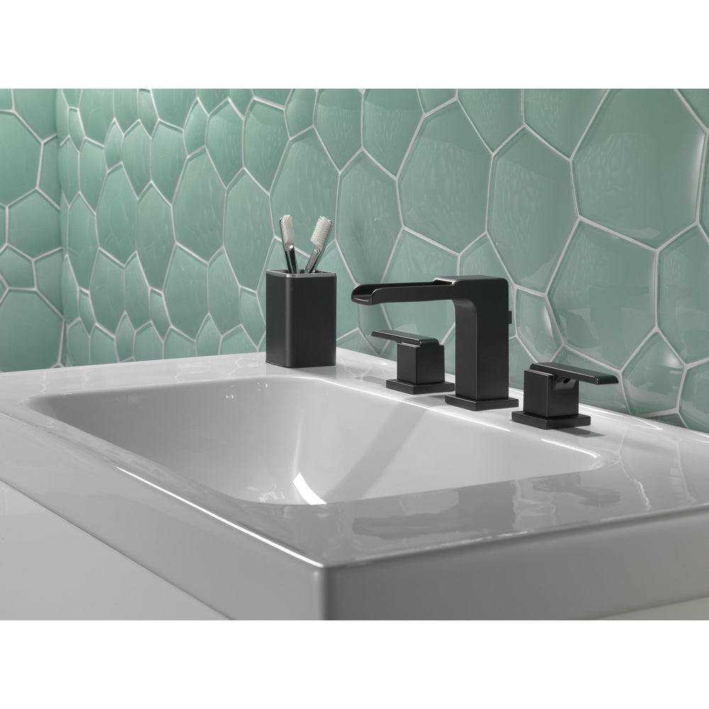 Delta Ara Two Handle Widespread Channel Bathroom Faucet - 3568LF