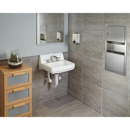 Delta Ara Two Handle Widespread Channel Bathroom Faucet - 3568LF