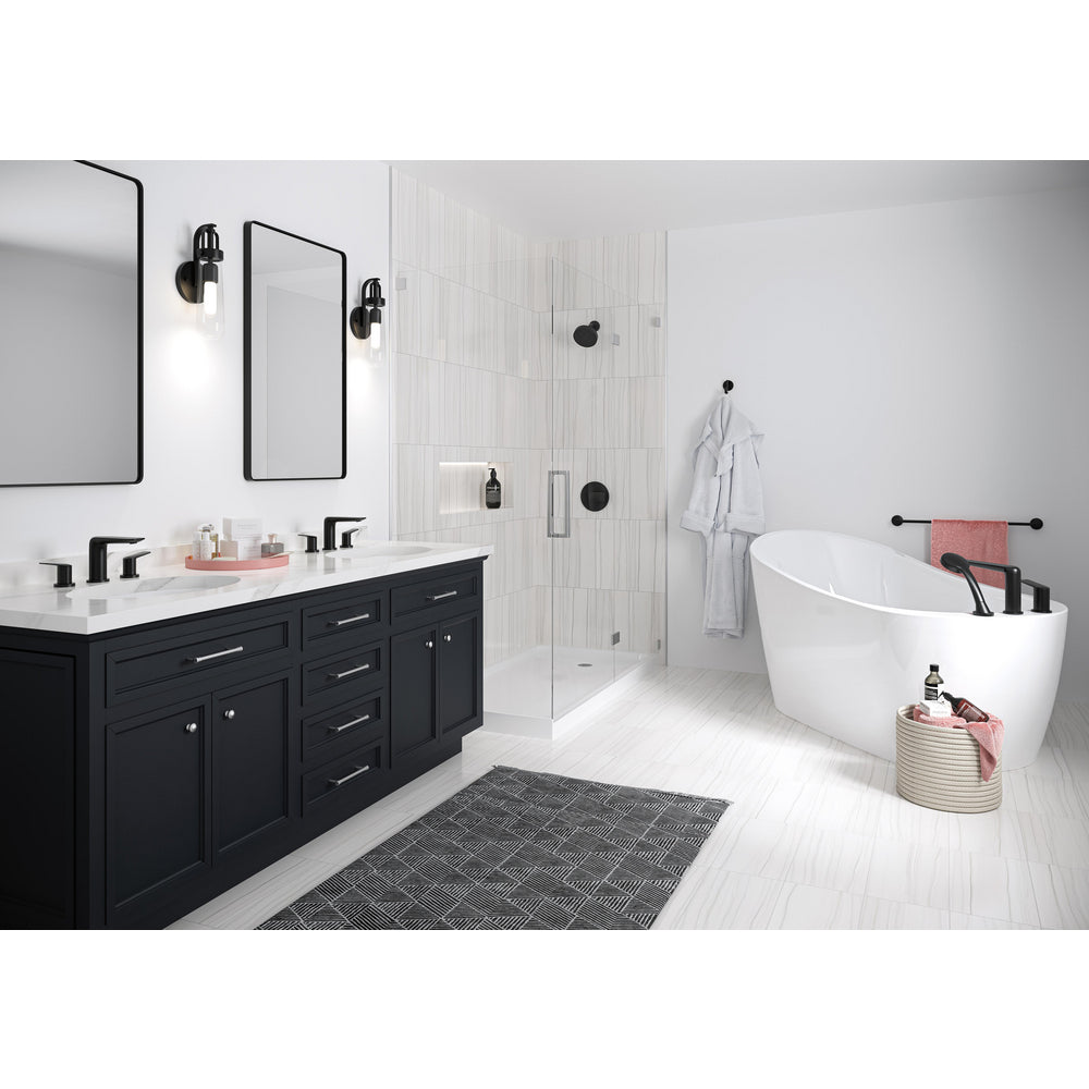 Delta Portage Widespread Faucet - Less Popup