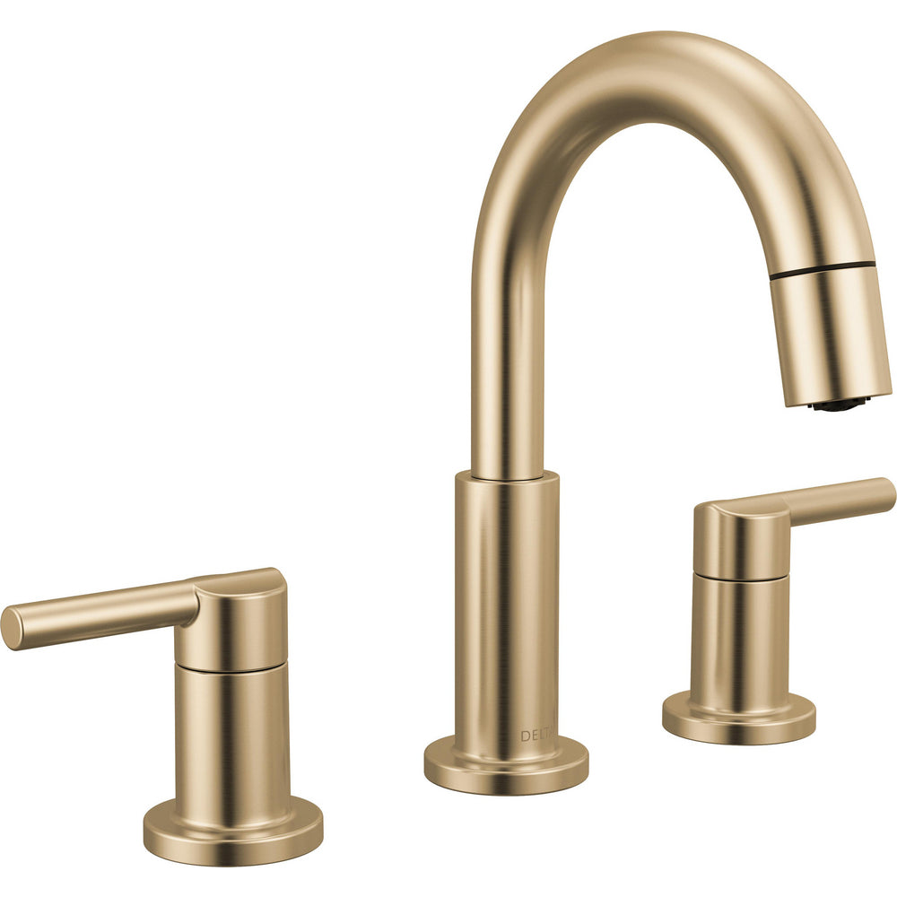 Delta Nicoli Two Handle Widespread Pull-Down Bathroom Faucet - 35749LF