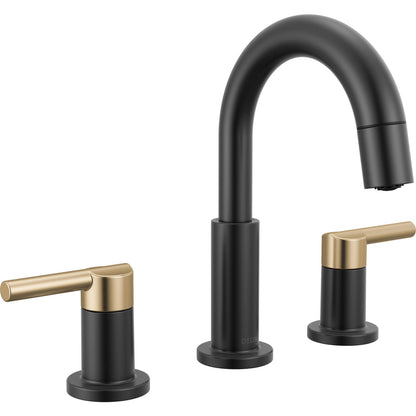Delta Nicoli Two Handle Widespread Pull-Down Bathroom Faucet - 35749LF