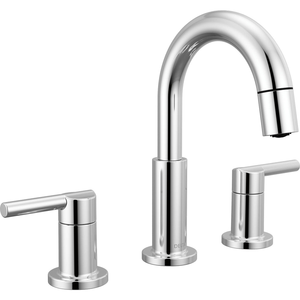 Delta Nicoli Two Handle Widespread Pull-Down Bathroom Faucet - 35749LF