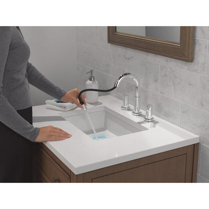 Delta Nicoli Two Handle Widespread Pull-Down Bathroom Faucet - 35749LF